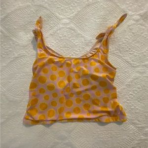 Kortni Jeane Pink w/Oranges Tankini Medium